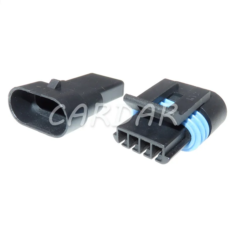 1 Set 4 Pin 12162190 Wire Auto Connector Socket AC Assembly Intake Pressure Sensor Plug For BUICK Motorcycle Car Marine