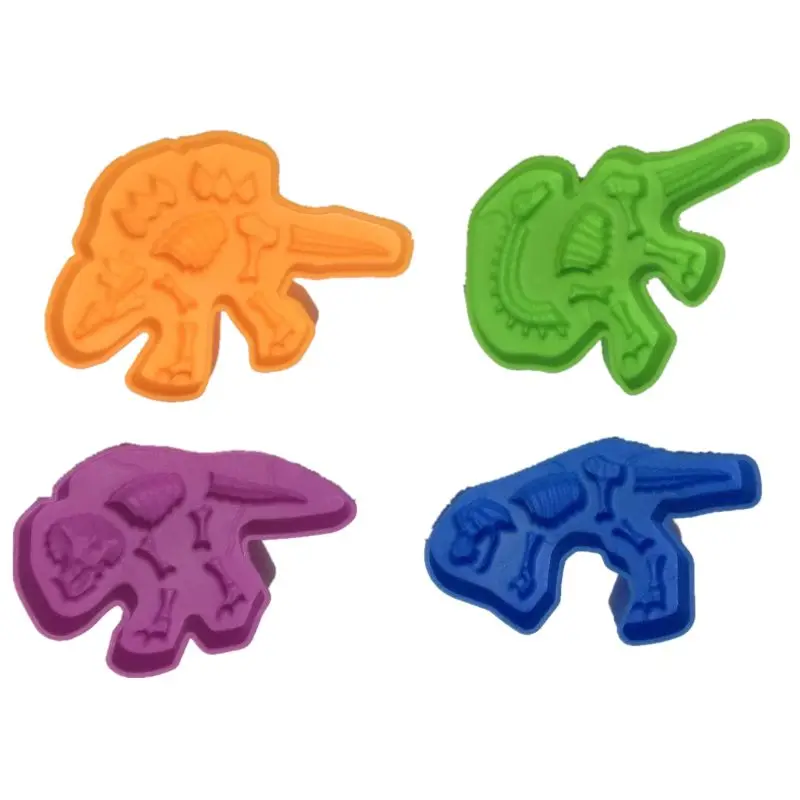 Dinosaur Plasticine Mould Tools DIY Clay Moulds Toy Kit Dough Modeling Clay Toys