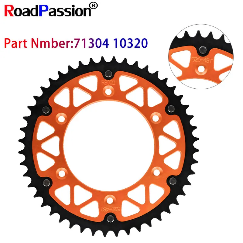 Dirt Bike Cross Moto Motorbike Accessories 48T Teeth Rear Back Sprocket Chain Wheel For BETA 430RR 430RS 450RR 480RR 498RR