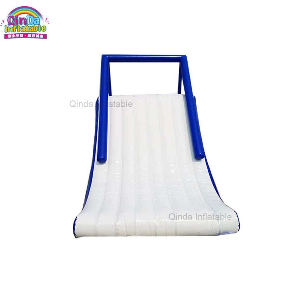 Floating Trampoline Inflatable Triangle Slides Adult Inflatable Water Slide For Sea Park Eatertainment