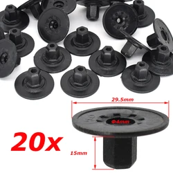 20x Car Body Undertray Guard Cover Screw Seat Nut Cap For Audi VW Screw Holder Heat Insulation Cushion Fastener Rivet Retainer