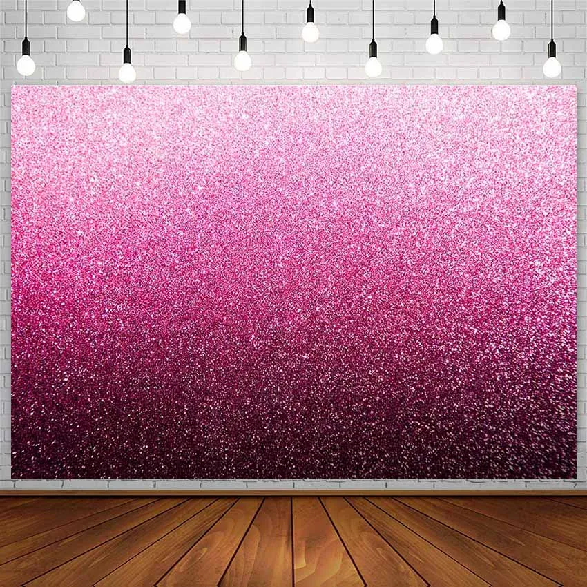 

Avezano Birthday Baby Shower Photography Backdrop Fuchsia Glitter Photophone Photo Backgrounds Studio Photozone Decoration Props