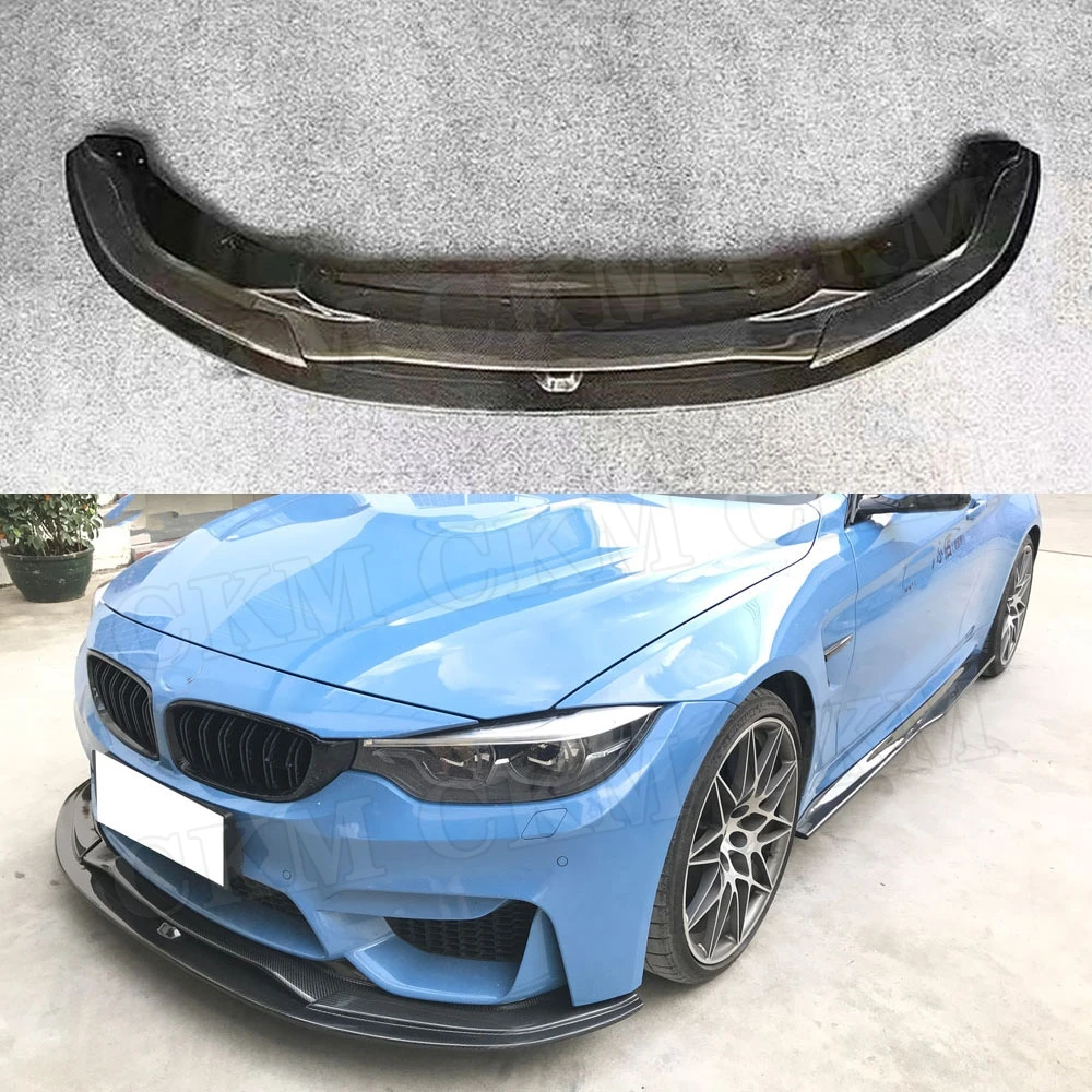 

Dry Carbon Fiber Front Lip Spoiler For BMW 3 Series F80 M3 4 Series F82 F83 M4 2014-2018 PSM Style FRP Bumper shovel