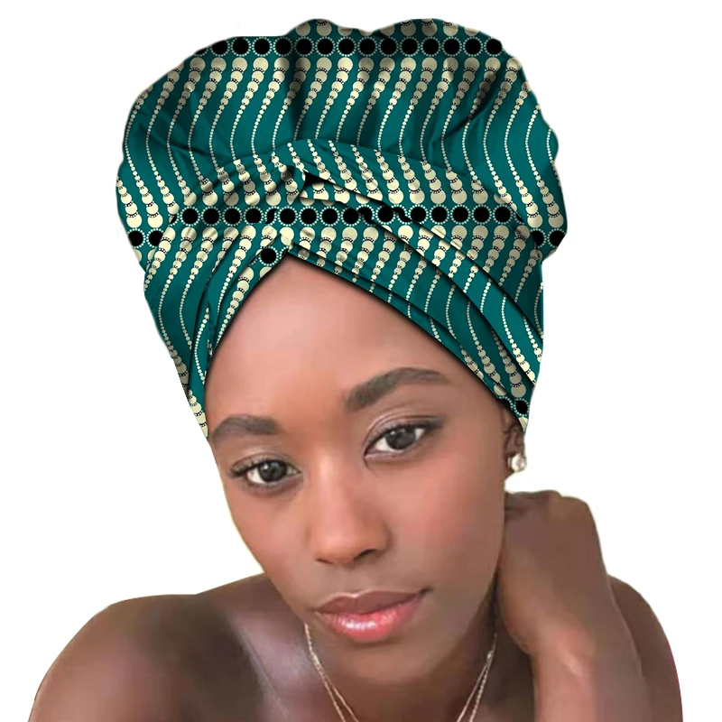 African Print Satin Bonnet With Long Ribbon Wrap Double Layer Headwrap Ankara Wax  Women Hair Cover Large Size Hair Wrap Cap