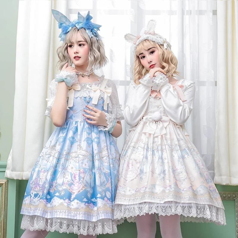 Prinzessin tee party süße lolita kleid vintage spitze bowknot hohe taille viktorianischen kleid kawaii mädchen gothic lolita cosplay loli