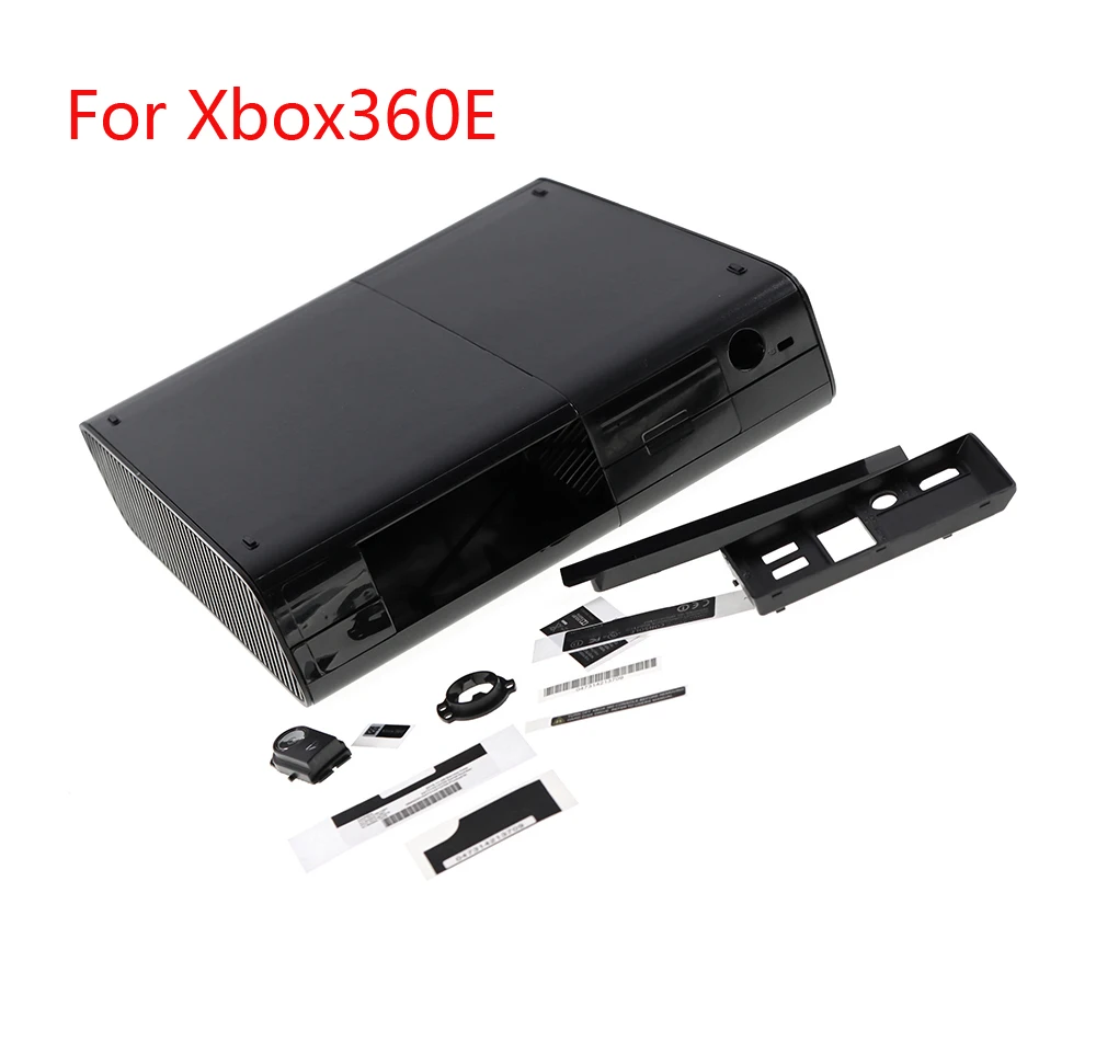 Full protective house Housing Shell Case for XBOX360E XBOX360 E console case for Xbox360 slim replacement black