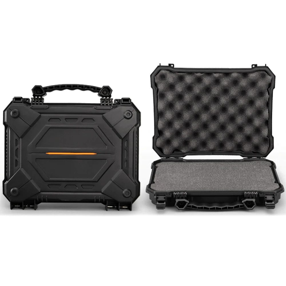 

5L Multi-purpose ABS Hand Tool Case IPX-7 Waterproof Dustproof IK08 Impact-resistant Tool Box Double Lock Security Box 16inch