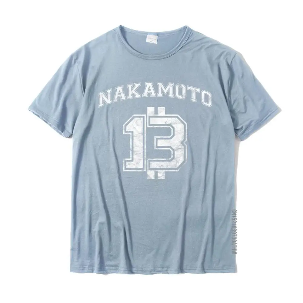 Satoshi Nakamoto Bitcoin Logo College Team Style Distressed T-Shirt Tops T Shirt Oversized Unique Cotton Men T Shirts Casual