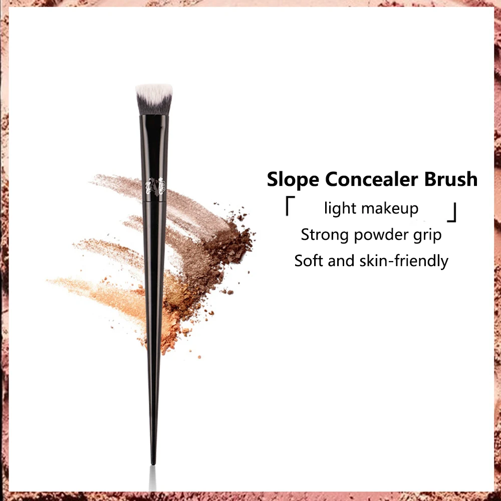 1pc Multifunctional Concealer Makeup Brush 2 Inclined Cosmetic Liquid Foundation Contour Cream Beauty Brushes Face Make Up Tools