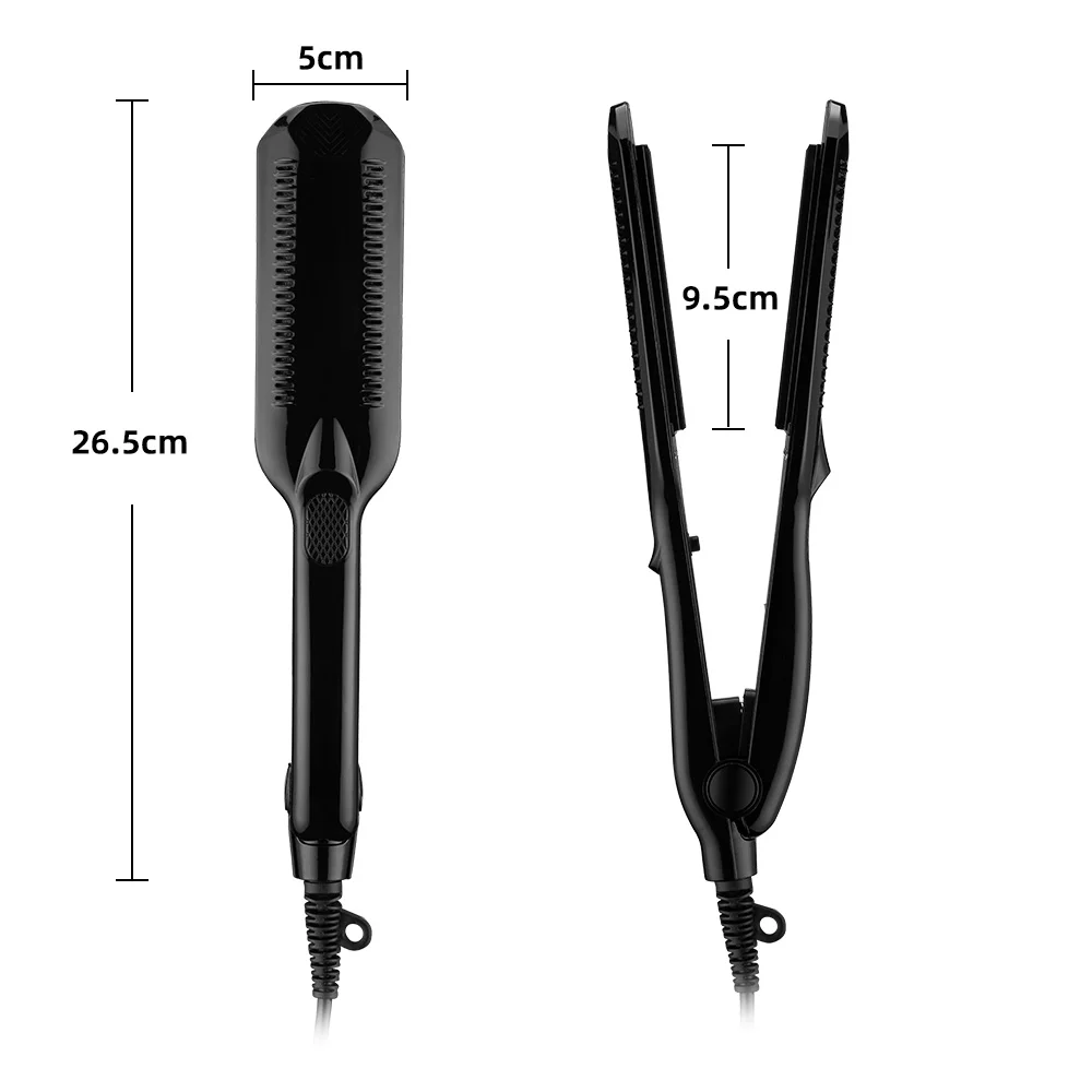 Professional hair curler Crimper Ceramic Corrugated Curler Curling Iron Hair Styler Electric Corrugation Wave Styling Tools