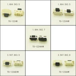 50PCS Momentary Tact Switch SMD Phone Button Side Push Micro Button Light Touch Switch 2X4mm/3X6X3.5mm