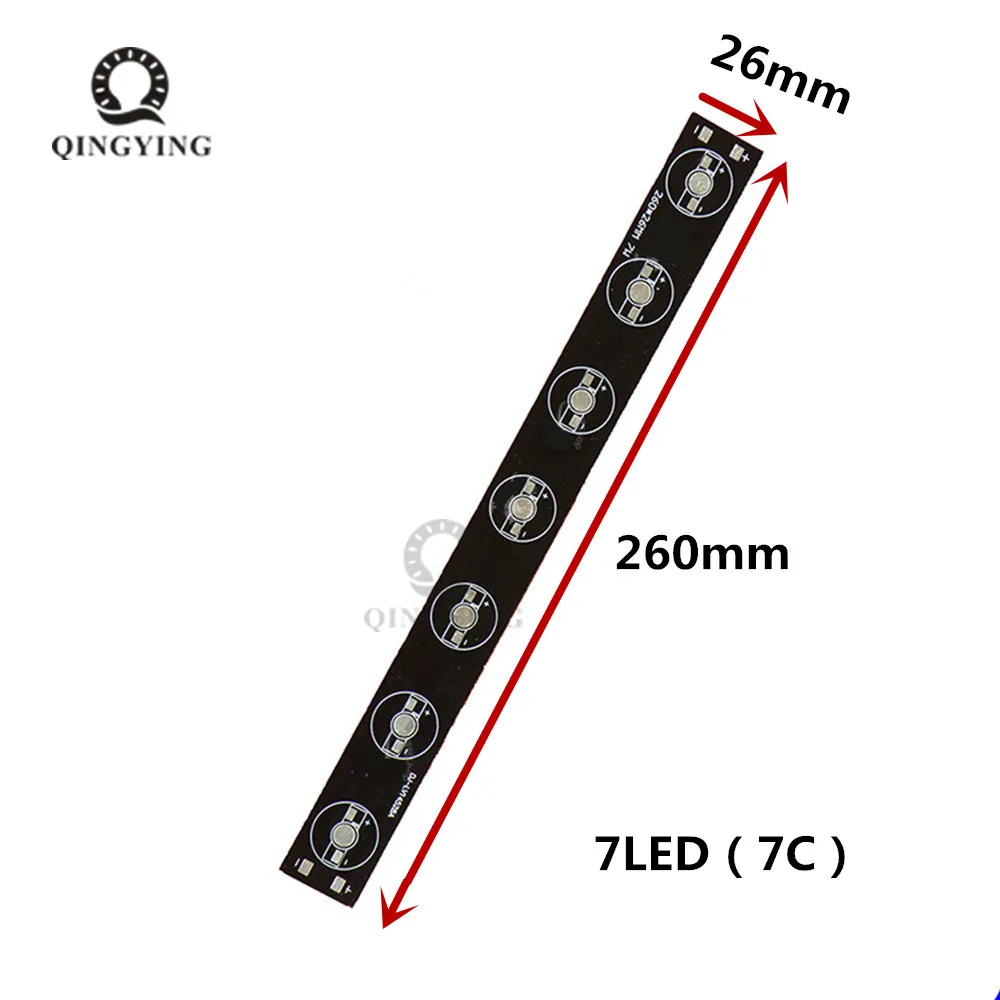 5W 7W 9W 12W Aluminium PCB Circuit Board for 5PCS 7PCS 9PCS 12PCS 1w,3w,5w LED in Series DIY