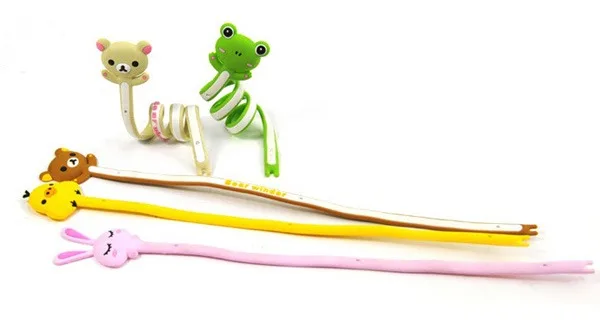 Animal Winder Cable Headphone Earphone Wraps Wire Long Organizer Durable Plastic Cord Holder