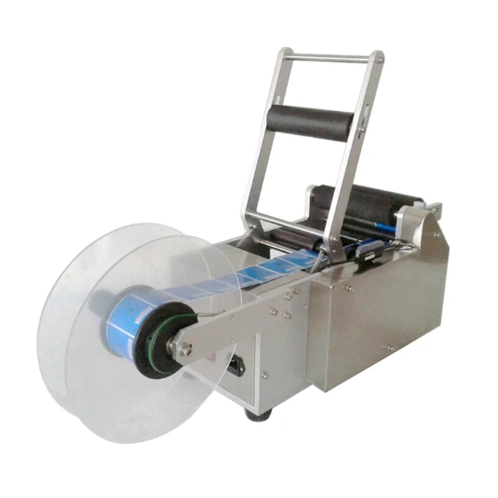 China Factory Price CE Standard Semi-automatic Round Bottle Labeling Machine