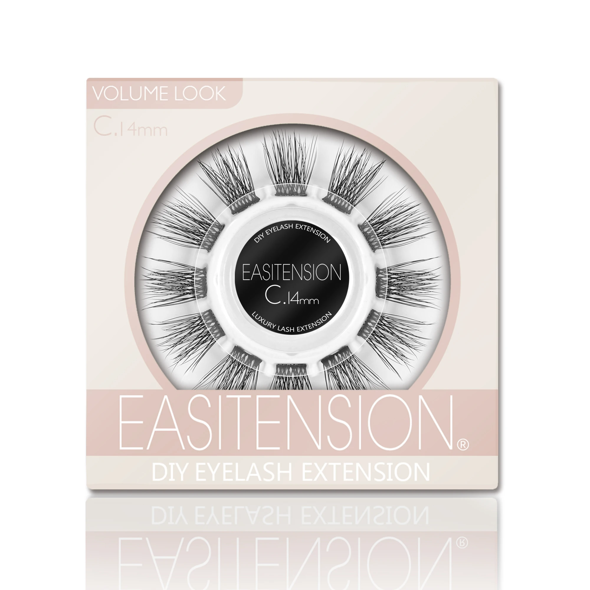 EASITENSION Eyelash Extension Clusters Individual Lashes Professional Makeup Beam Eyelashes Supplies DIY Eyelash Bundles