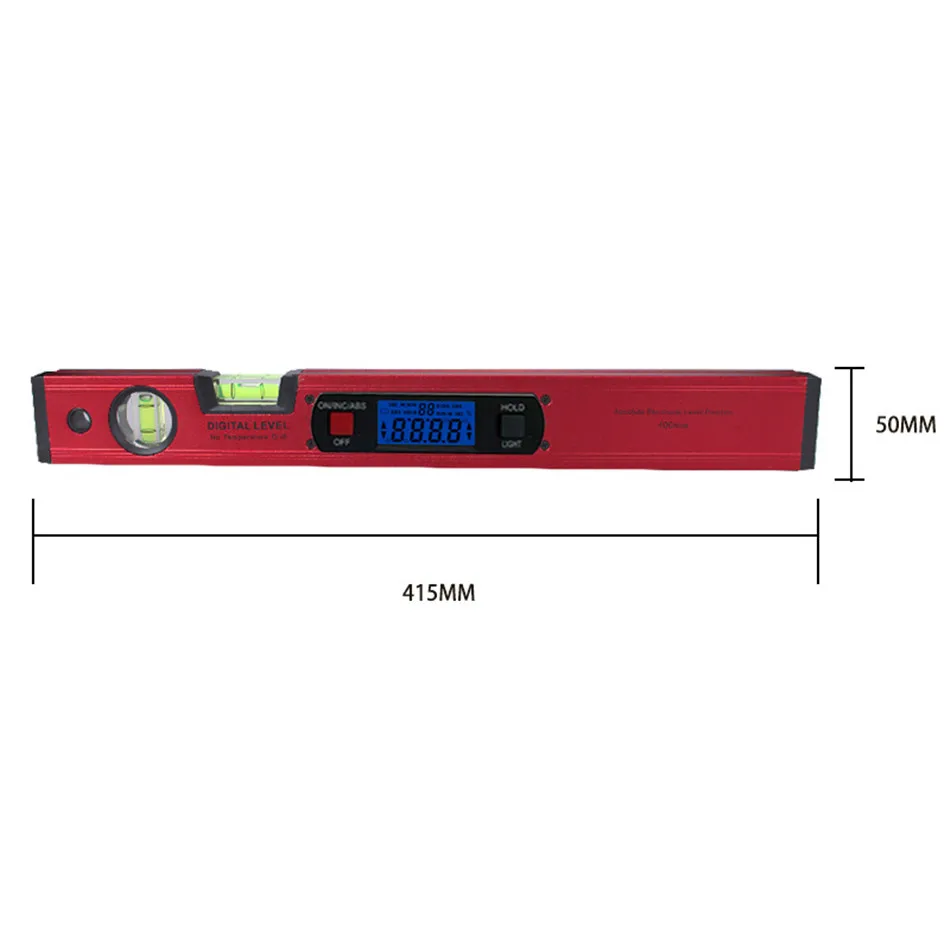 DL1802 Multifunctional Angle Ruler Digital Display Level Accuracy Self-calibration