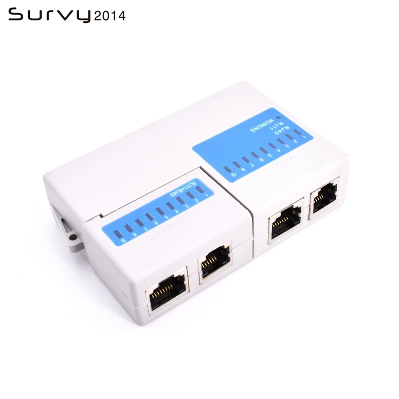 1PCS Mini RJ45 RJ11 Cat5 Network LAN Cable Tester with KeyChain diy electronics