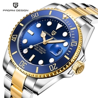 PAGANI DESIGN Top Brand Men's Mechanical Watch Japanese Movement 100m Waterproof Sapphire Glass Men's Automatic Watch