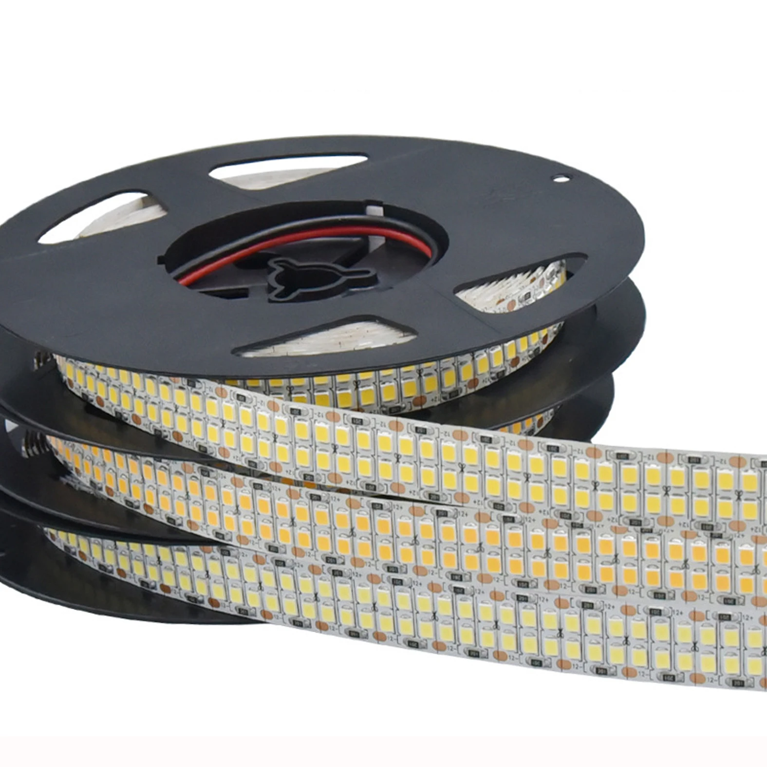 Taśma led SMD 2835 12V 24V SMD2025 624 480 leds/m IP20 ciepła biel zimna biel elastyczna lina pasek 2400leds 5 m/rolka