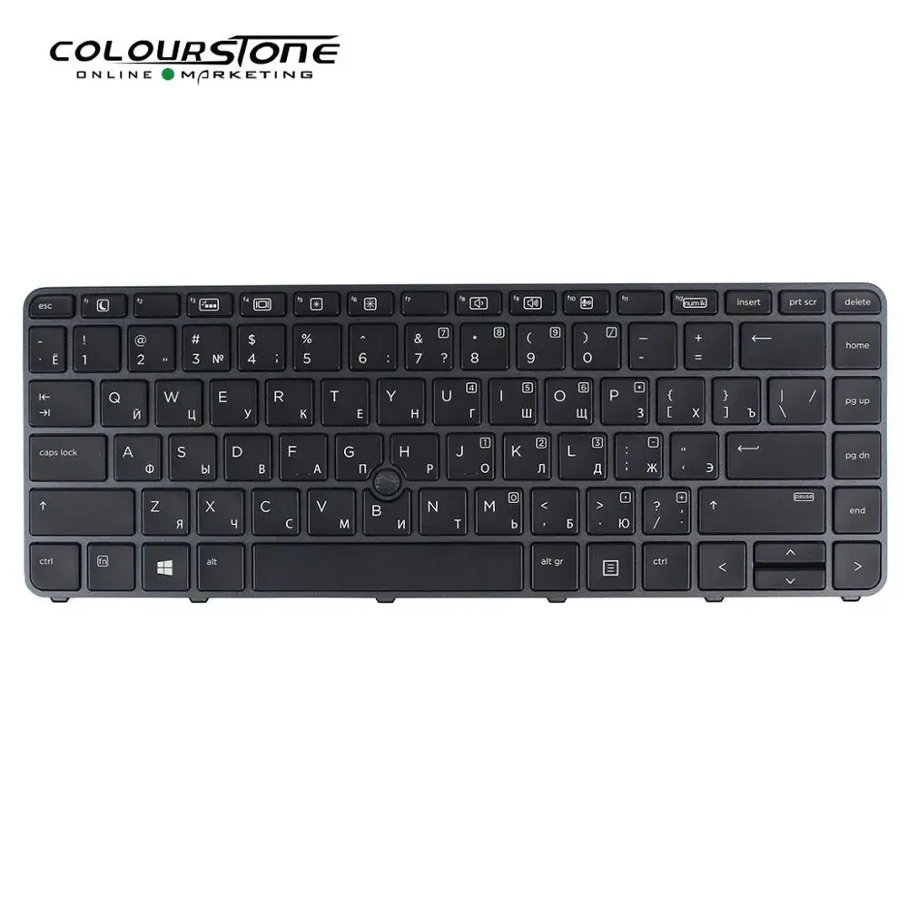 

RU English Backlit Replace Keyboard For HP EliteBook 840 G3 745 G3 745 G4 840 G4 848 G4 Grey Frame With Mouse Point клавиатура