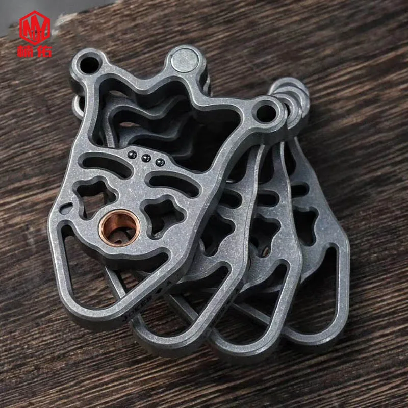 1PC Outdoor Multifunction Self-defense Tool EDC Portable Keychain Tool Pendant Titanium Alloy Joker Clown Bottle Opener