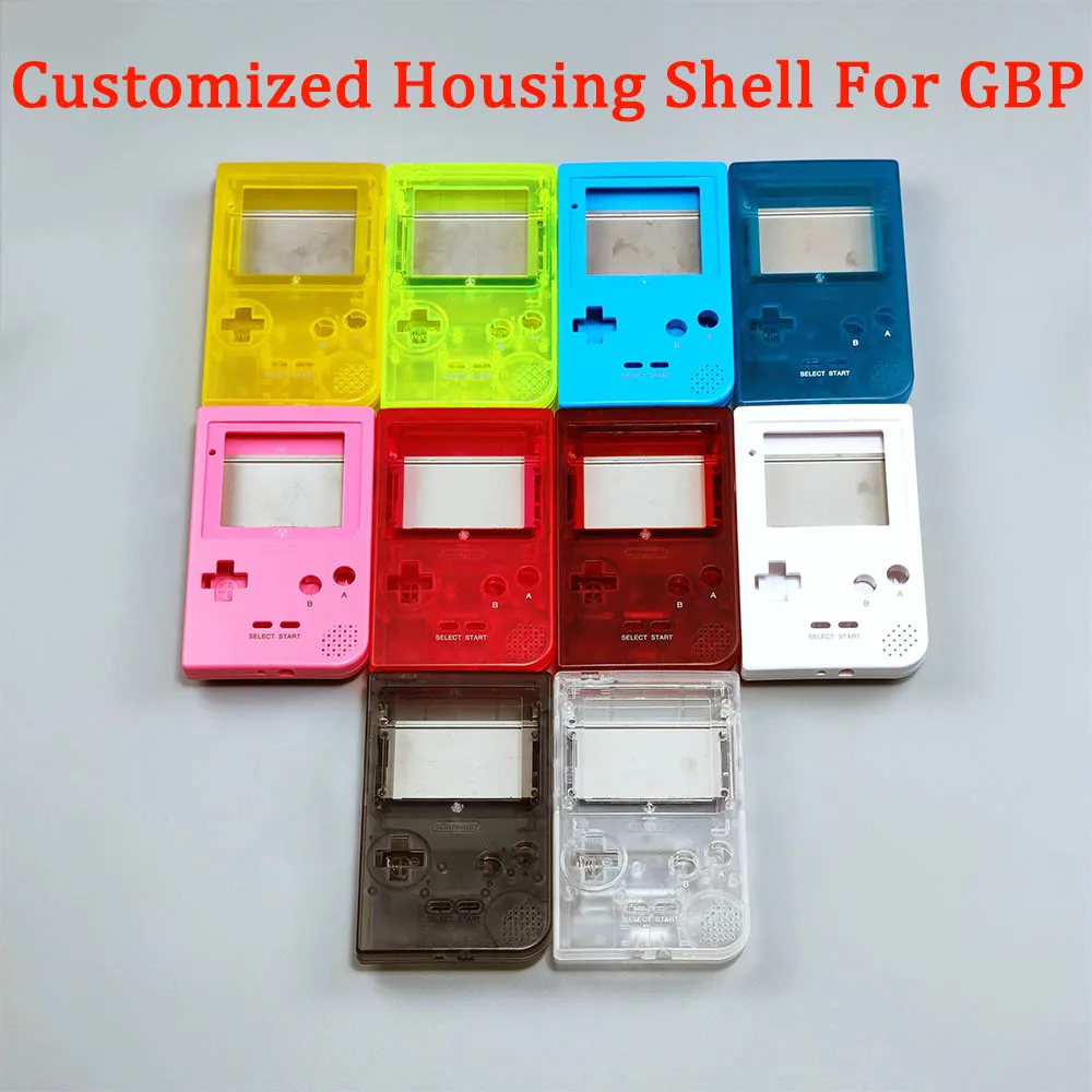 أزرار IPS مخصصة جديدة لشاشة GBP ips مع غطاء الإسكان 6 ألوان D-Pad A B أزرار ل GameBoy جيب IPS شاشة LCD أطقم