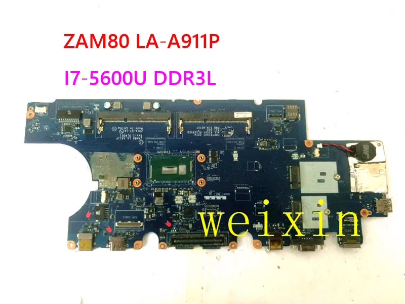 

CN-0K9D27 0K9D27 K9D27 Материнская плата для ноутбука Dell Latitude 15 E5550 ZAM80 LA-A911P I7-5600U DDR3L Основная плата 100% Полный тест