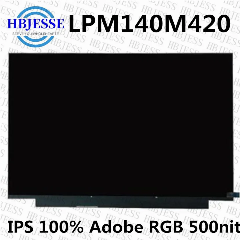 NEW For Thinkpad X1 Carbon 2017/18/19 T490 WQHD 2560X1440 LCD screen Dolby display 40pin LPM140M420 B140QAN02.0 00NY679 01YU646