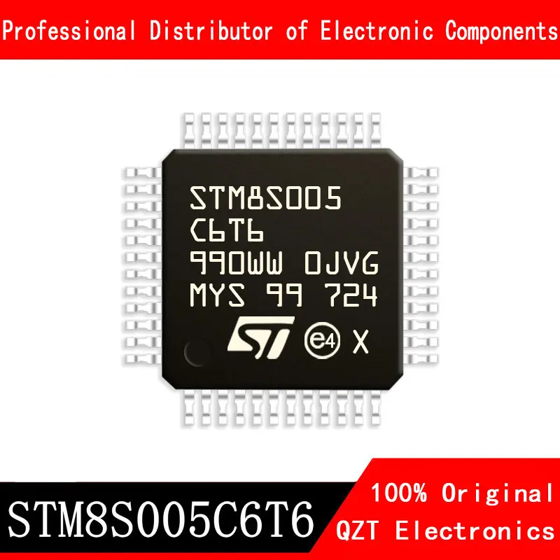 

5pcs/lot new original STM8S005C6T6 STM8S005 LQPF-48 microcontroller MCU