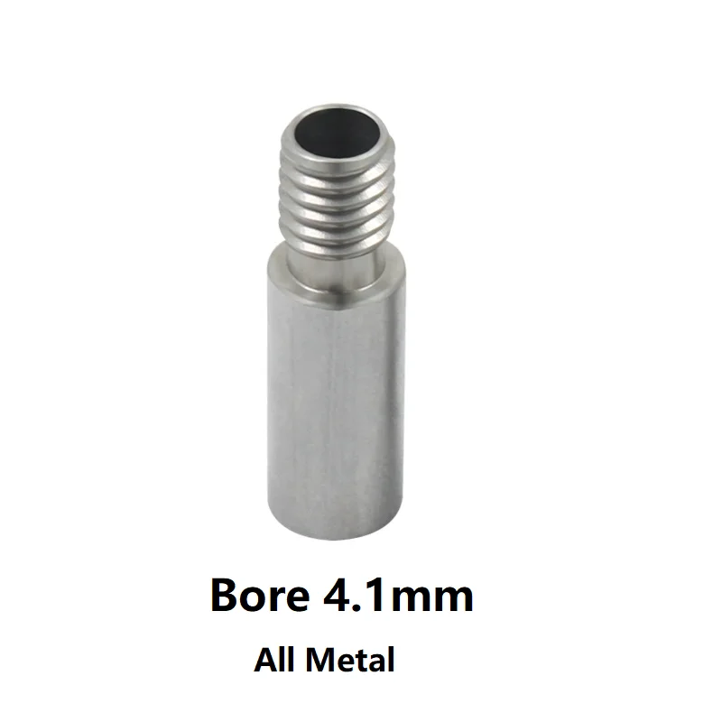 RAMPS MK8 3D Printer Parts All Metal E3D Chimera Extruder Dual Hotend J-Head Throat Heat Break Tube 1.75mm Filament Bore 4.1mm