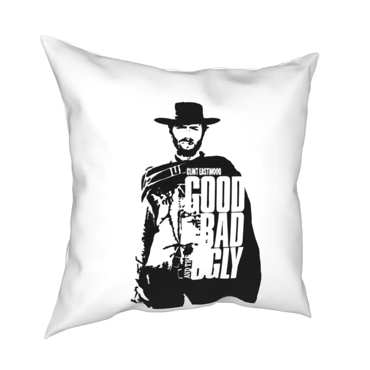 Clint Eastwood Pillow Case The Good The Bad And The Ugly Cushion Cover Customized Decorative Pillowcase for Home 18'