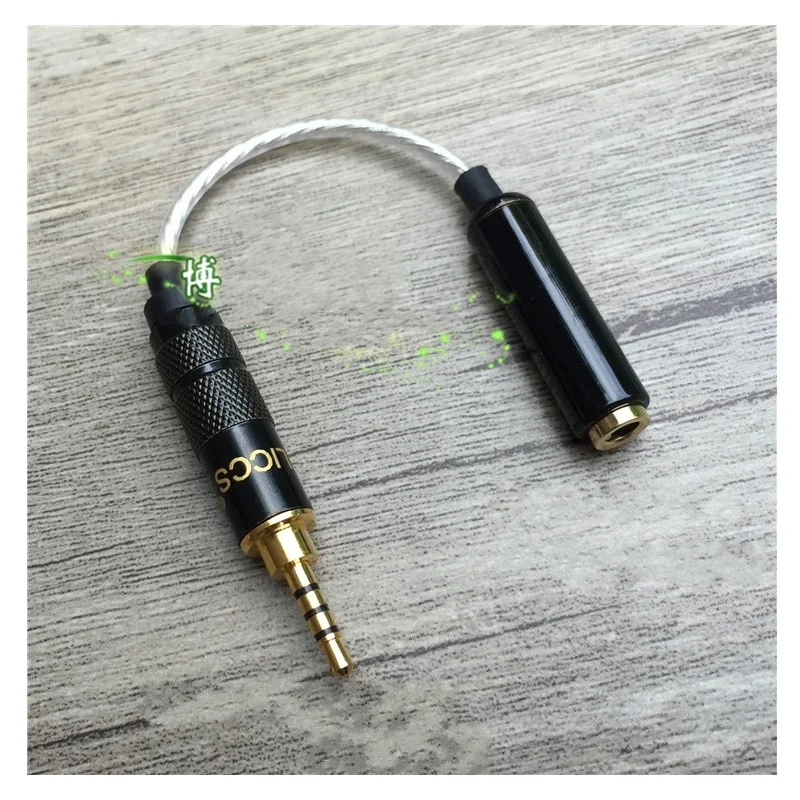 

Audiophiles TRRS Balance Male 2.5mm to 3.5mm Female TRRS Balanced TRS Unbalanced Adapter Audio Cable Iriver AK240 AK380 AK120ii