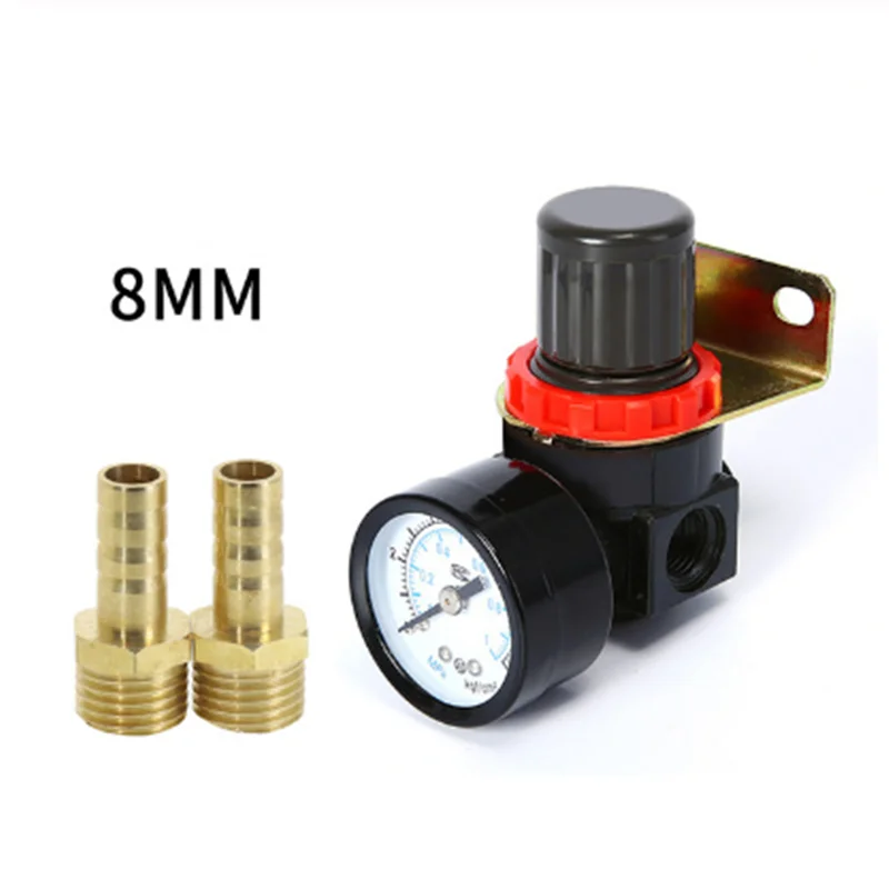 Électrovanne AR2000 G1/4'' AR2000-02 Pneumatic Mini Air Pressure Relief Control Compressor Regulator Treatment Units Valve Gauge Fitting Pneumatique — détail 2