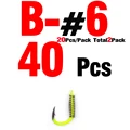B Size 6  40PCS