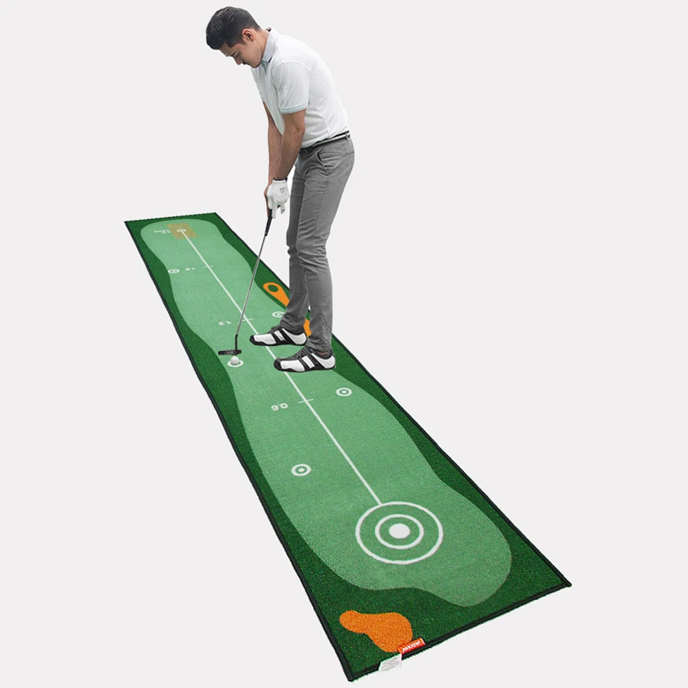 

3 Type Indoor Training Golf Putting Mat Mini Putting Ball Pad Practice Mat Washable Anti-Slip Practice Golf Mat