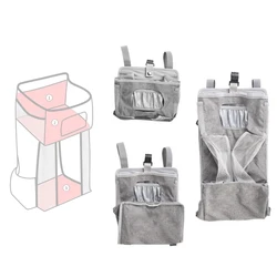 2024 New Baby Bedside Storage Bag Baby Crib Organizer Hanging Bag for Baby Multi-purpose Newborn Bed Hanging Diaper Toy Tissue