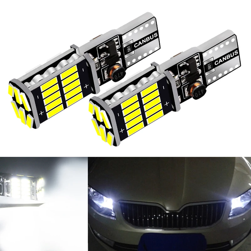 

BOAOSI 2x T10 4014smd LED Clearance Light Error Free Eyebrow Eyelid Light Bulb For Skoda Superb Octavia A7 A5 2 Fabia Rapid Yeti