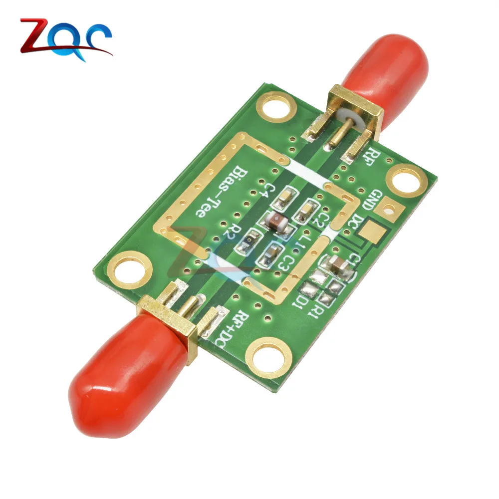 Bias Tee Wideband Frequency 10MHz -6GHz RF DC blocker for HAM radio RTL SDR LNA Low Noise Ham Radio Amplifier 10-6000 MHz