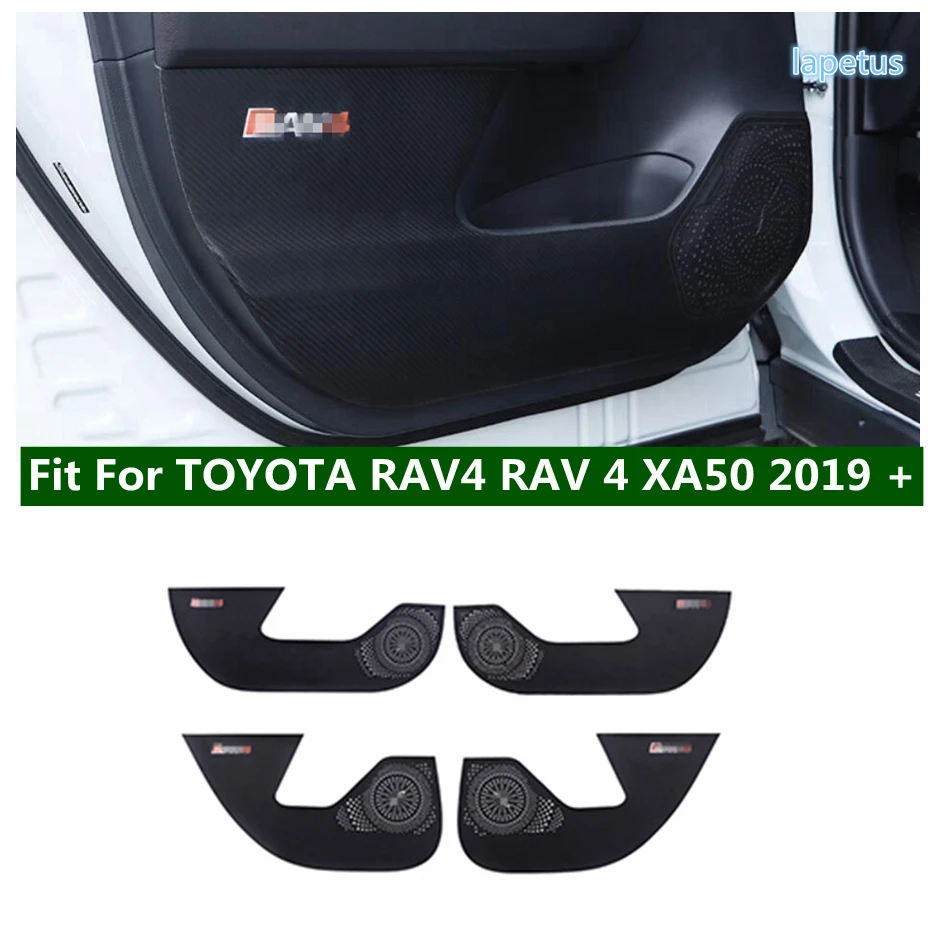 Lapetus Car Door Anti Kick Pad Protective Cover Side Edge Film Strip Anti-Dirty Sticker For TOYOTA RAV4 RAV 4 XA50 2019 - 2022