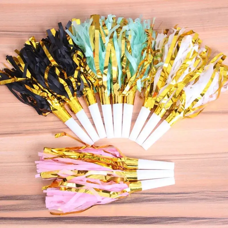 Creative Party Party, Bronzing Tassel, Dragon Whistle, Trumpet, Cheerleading Team Atmosphere, Set Off Toy Supplies 168