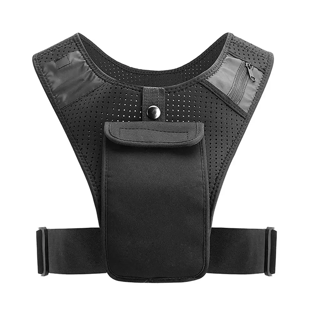 Running Vest Night Sports Reflective Mobile Phone Bag Male Female Cycling Night Outdoor Sports Safety Bag