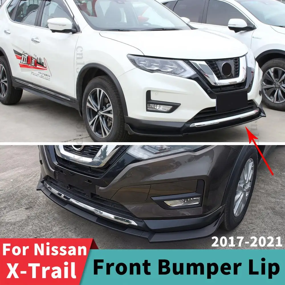 

Spoiler Guard Decoration Tuning Accessories Modified Front Bumper Lip Chin For Nissan X Trail X-Trail 2017 2018 2019 2020 2021