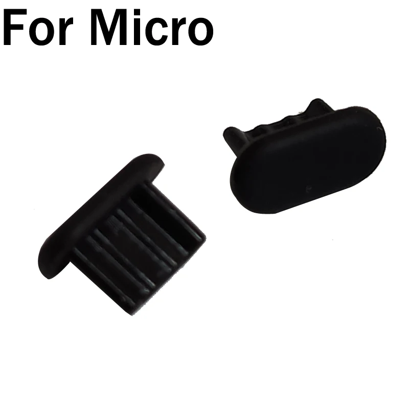 1000pcs Anti Dust Soft Silicone Dock Cover micro USB Port Ear Jack Anti-dust For Mobile Phone dustproof usb dust plug