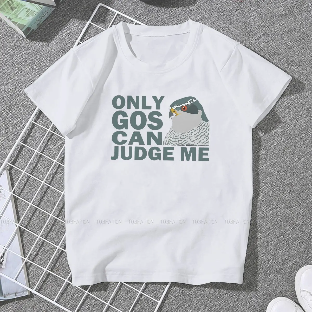 Judgey Goshawk TShirt For Girls Falconry Austringer Hawk Tops Ladies T Shirt Basic Graphic Loose