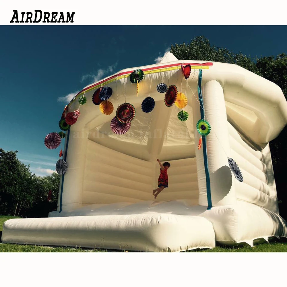 4x3.5m 13.2x11.5ft Bouncy castle Wedding Jumping Bounce Castle，Jumper  Bounce House inflatable castle for wedding party