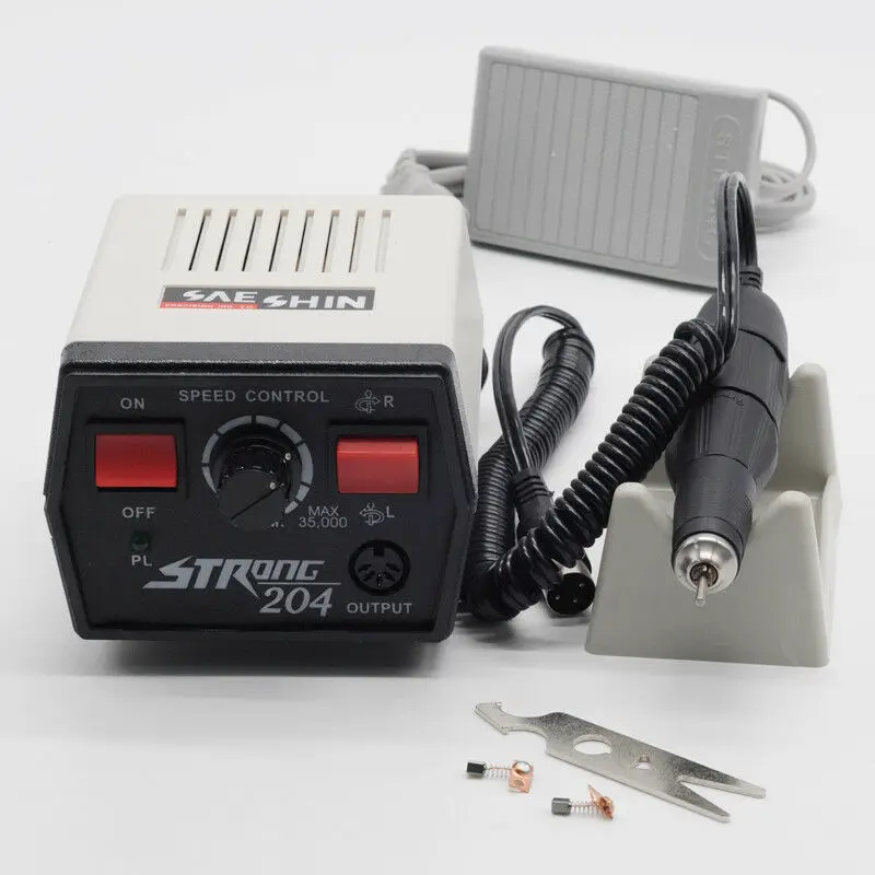 Clinic Item Micromotor Machine Strong 204+102l Handpieces Jewelry Tools 220V For Dentist Lab Supplies