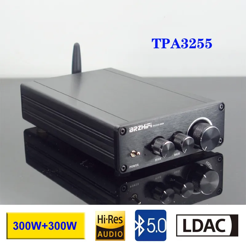 

DC24-48V TPA3255 300W*2 Fever HIFI QCC5125 Bluetooth 5.0 Digital Audio amplifier PCM5102 Decoding