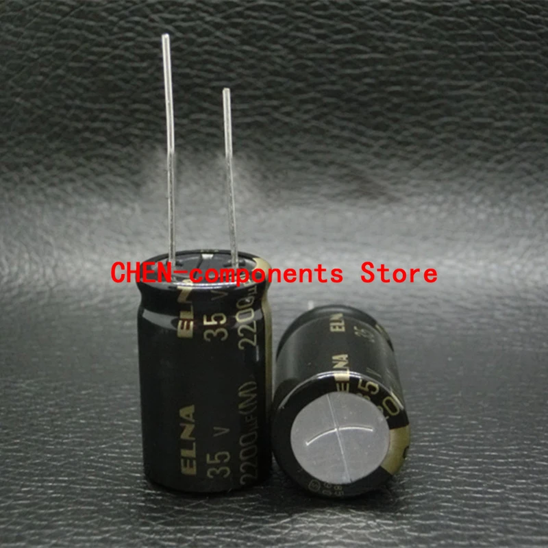 

10PCS Original ELNA RA3 35V2200UF P7MM 16X25MM Audio fever electrolytic capacitor 2200uF/35v 85 degrees 2200UF 35V