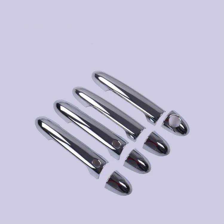 For Kia Rio 2012 2013 2014 2015 2016 All New Pride New Chrome Car Door Handle Cover Trim Sticker Overlay