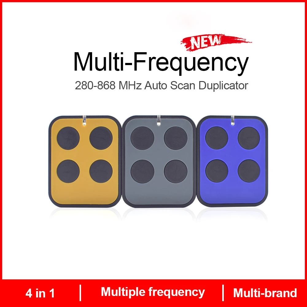 FAAC BFT CAME NICE Garage Tür Fernbedienung 433MHz Befehl Tor Öffner 287MHz Zu 868MHz Multi-Frequenz Feste Rolling Code code Grabber Keychain garagentor fernbedienung 868